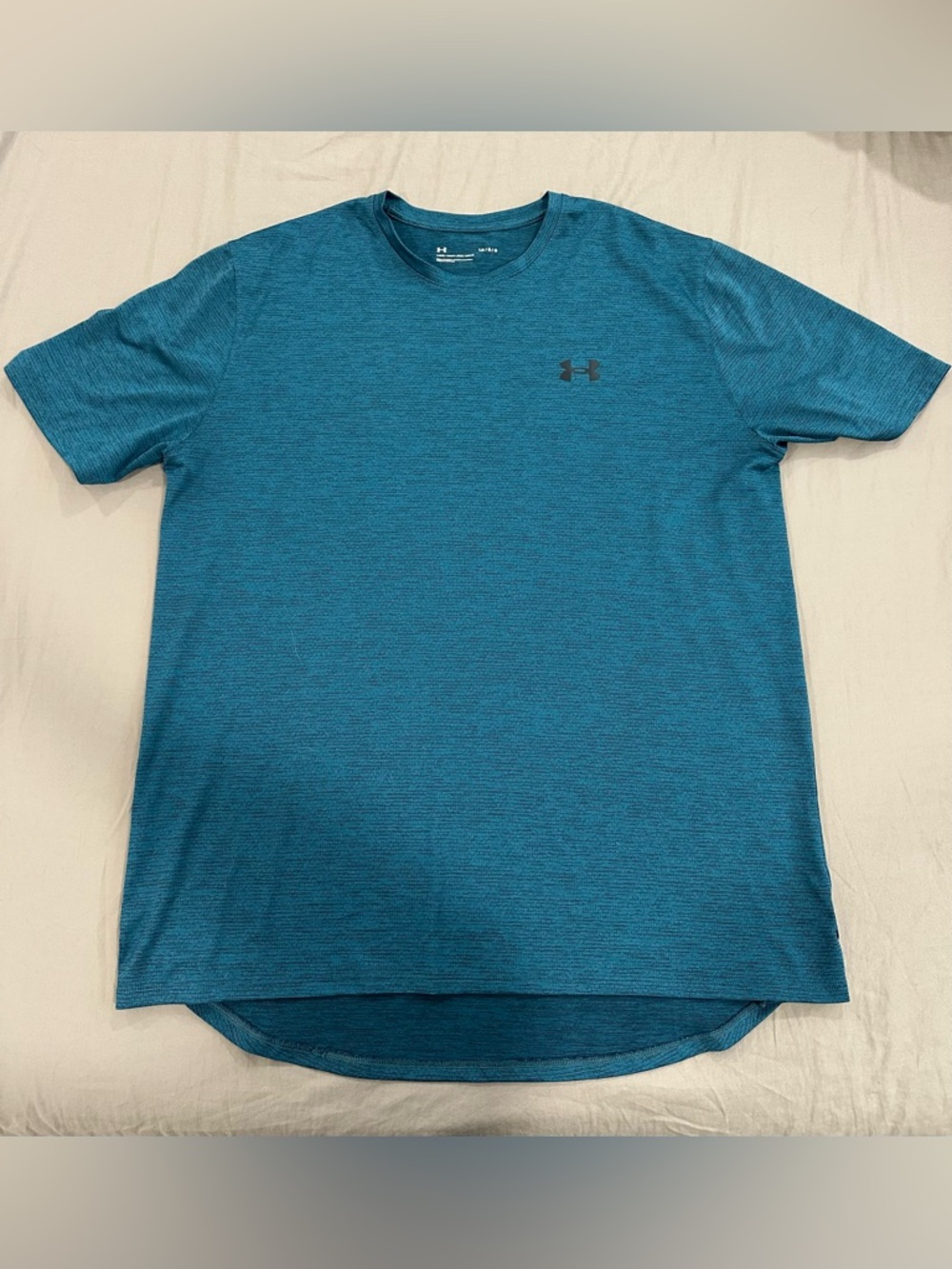Under Armour Men’s Teal Heathered Short Sleeve Crew Shirt
